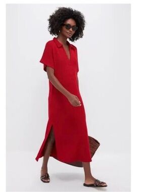 NEW W/ Tags- Pomander Place, Tuckernuck Red Polo Midi Dress
